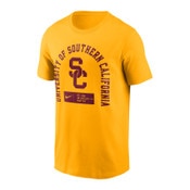USC Trojans Men's Nike Gold SC Interlock Seasonal Front Back T-Shirt